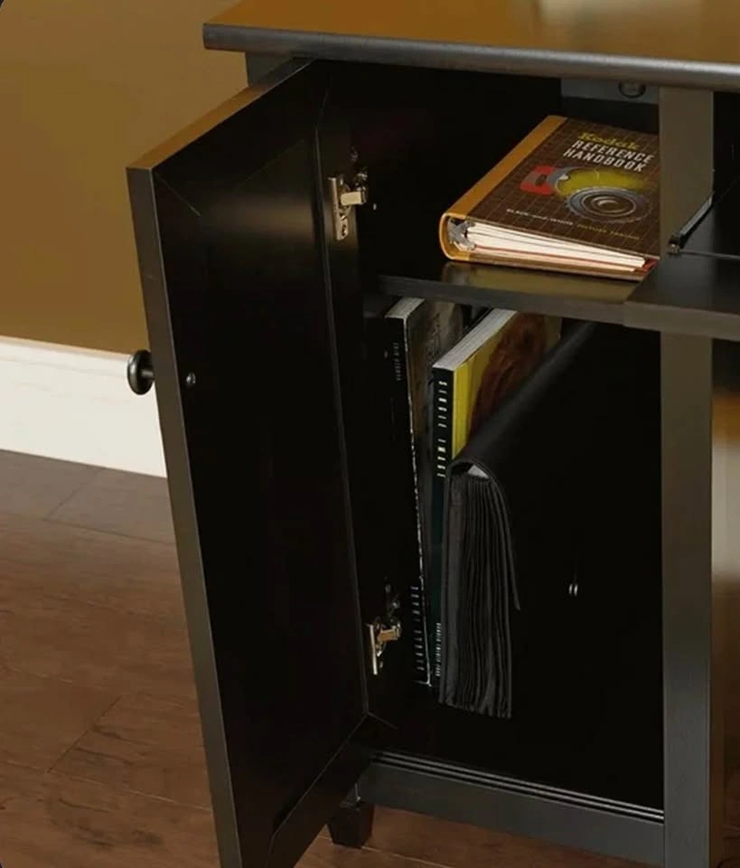 Computer desk with storage cabinet - photo 3