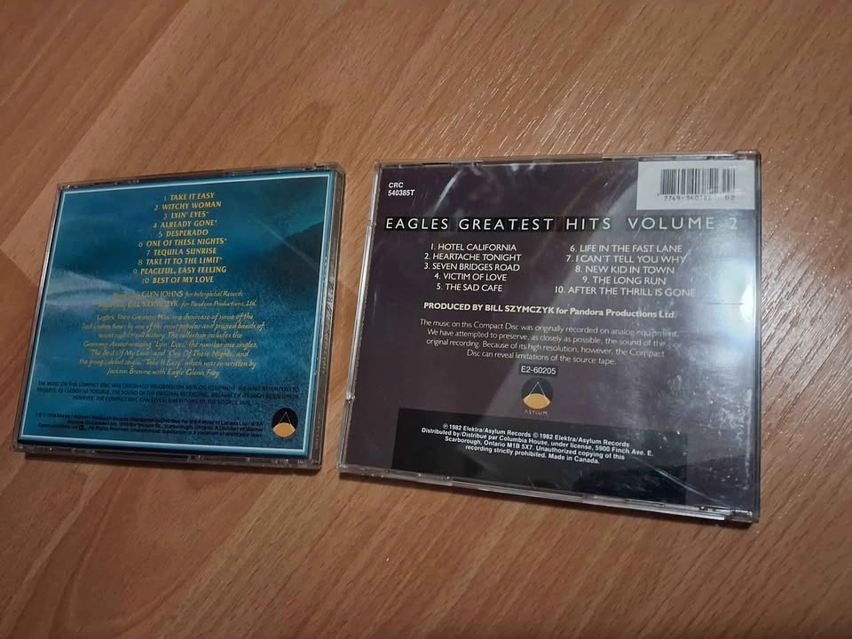 EAGLES - GREATEST HITS, VOLS 1 & 2 (2 CDS) - photo 2