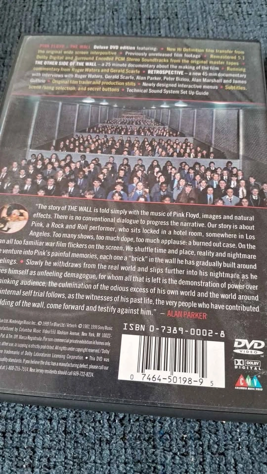 PINK FLOYD - THE WALL (DVD) - photo 2