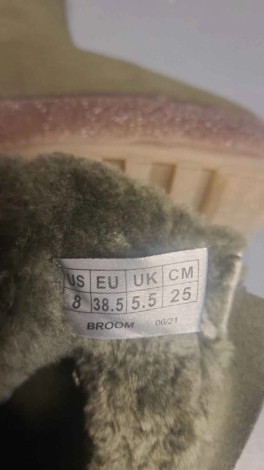 Cougar Olive Green Waterproof Suede Ankle Boots - photo 3
