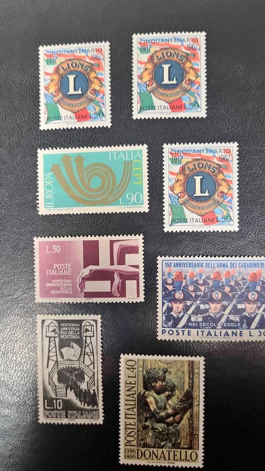Vintage Italian Postage Stamps Collection