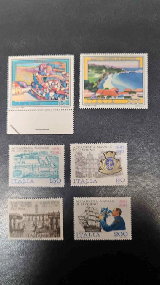 Vintage Italian Postage Stamp Collection