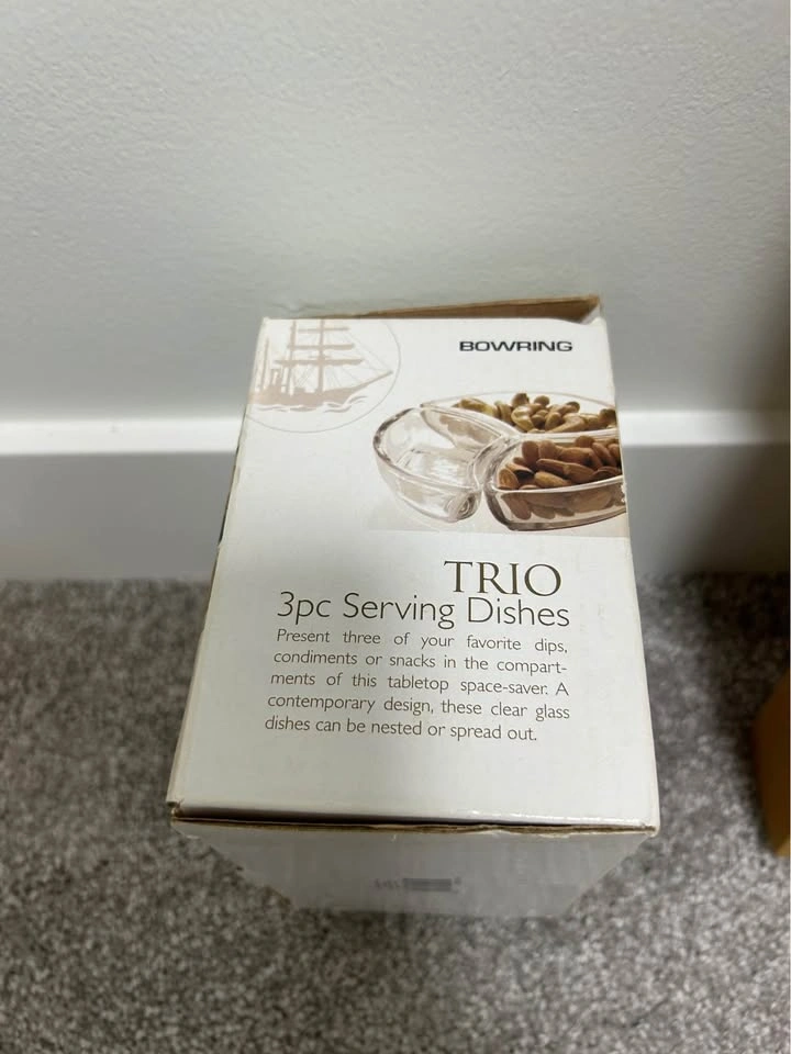 Boating trio serving dishes. New - photo 2