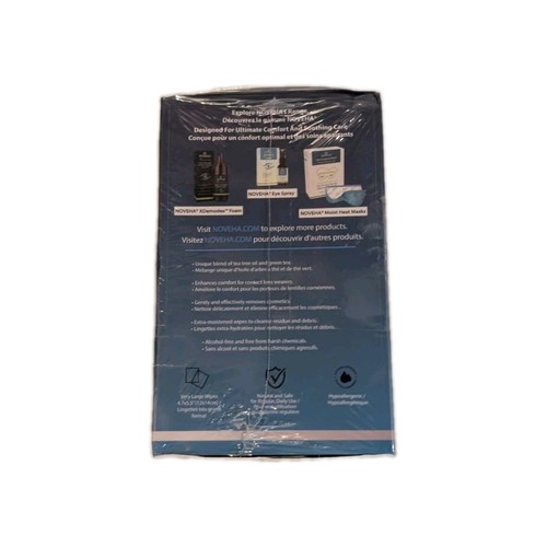 NOVEHA 60Pcs Allergy Relief Eyelid Wipes - photo 2