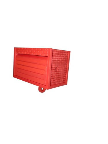 Red Wall Mounted Hotwheels & Matchbox Garage Key Holder - photo 3