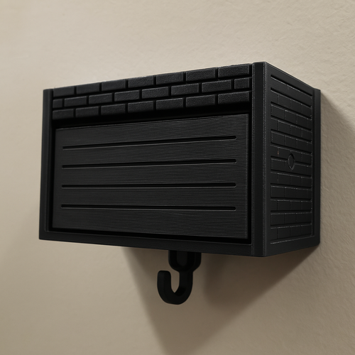 Wall Mounted Hotwheels & Matchbox Brick Garage Key holder Black - photo 2
