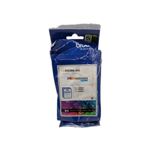 New Brother LC3033BK XXL Black Ink Cartridge 3000+ EXP 02/2028 - photo 2