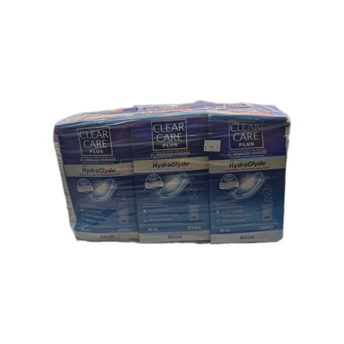 Lot Of 6 Clear Care Plus with Hydraglyde Starter Kit 3 fl oz