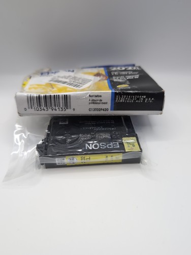 EPSON 202XL Yellow Ink Cartridge, EXP 11/2028 Open box - photo 3