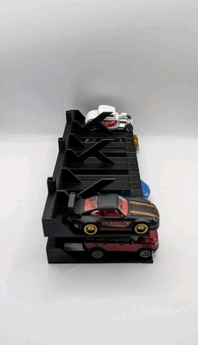 12 Car Display Stand for Hot Wheels 3D printed, Black - photo 4