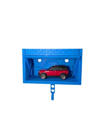 Wall Mounted Hotwheels & Matchbox Brick Garage Key holder, Blue - photo 2