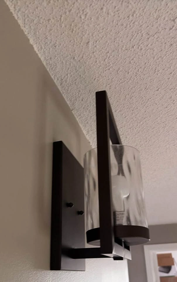 Modern Dark Bronze Wall Sconce – Clear Glass – 4 Lights - photo 3