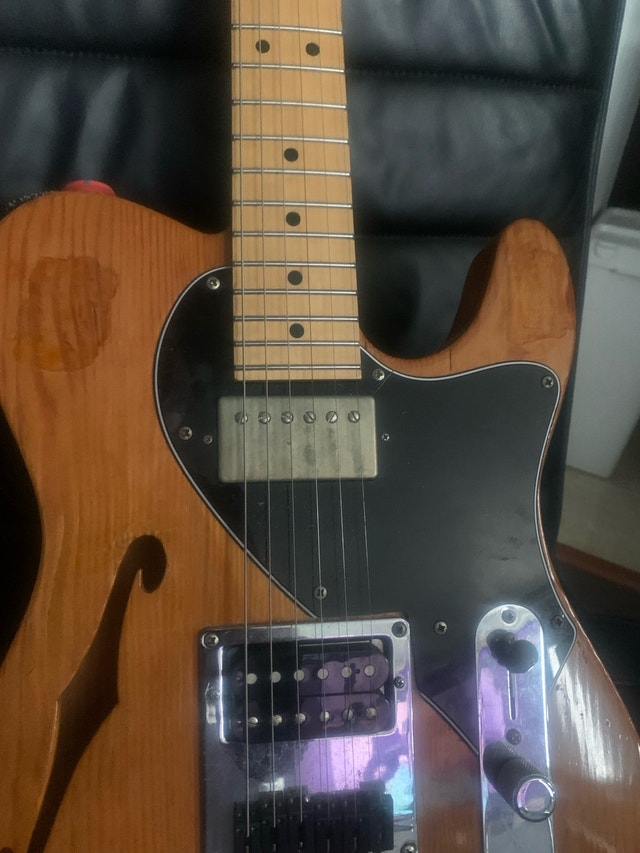 Telecaster Thinline Douglas Fir Body - Warmoth - Wolfetone - photo 4