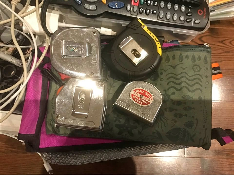 Lot of 4 Tape Measures - Walsco, Stanley, and More