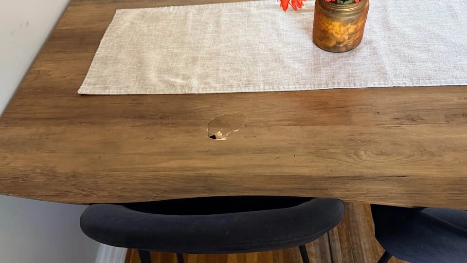 STRUCTUBE - Live Edge Style Dining Table with 4 Chairs - photo 4