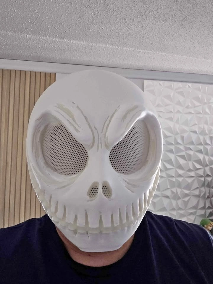 Jack Skellington Inspired Glow-in-the-Dark Mask