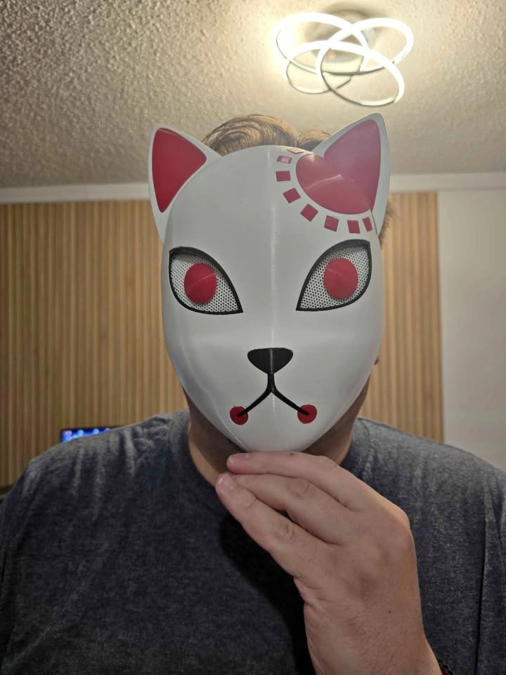 Demon Slayer Inspired Sabito Fox Mask