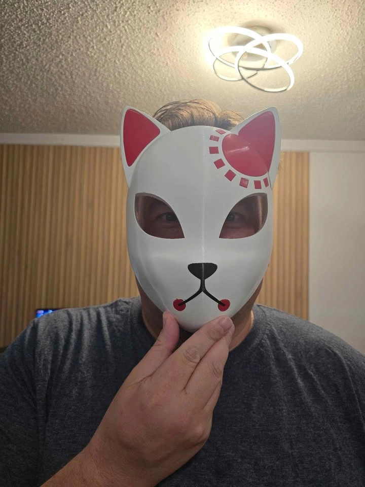 Demon Slayer Inspired Sabito Fox Mask - photo 2
