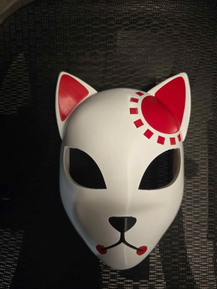 Demon Slayer Inspired Sabito Fox Mask - photo 5