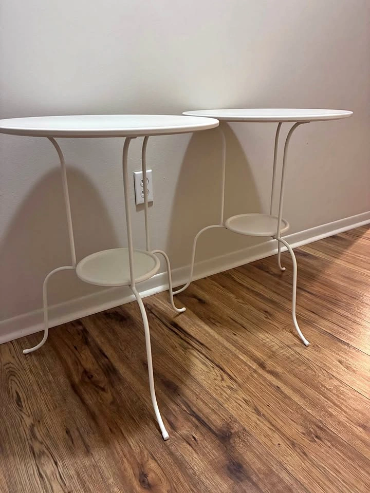 2 IKEA side tables