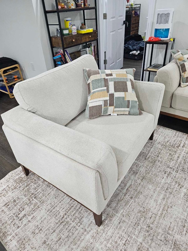 Madrid Armchair, Beige, Brand New - photo 2