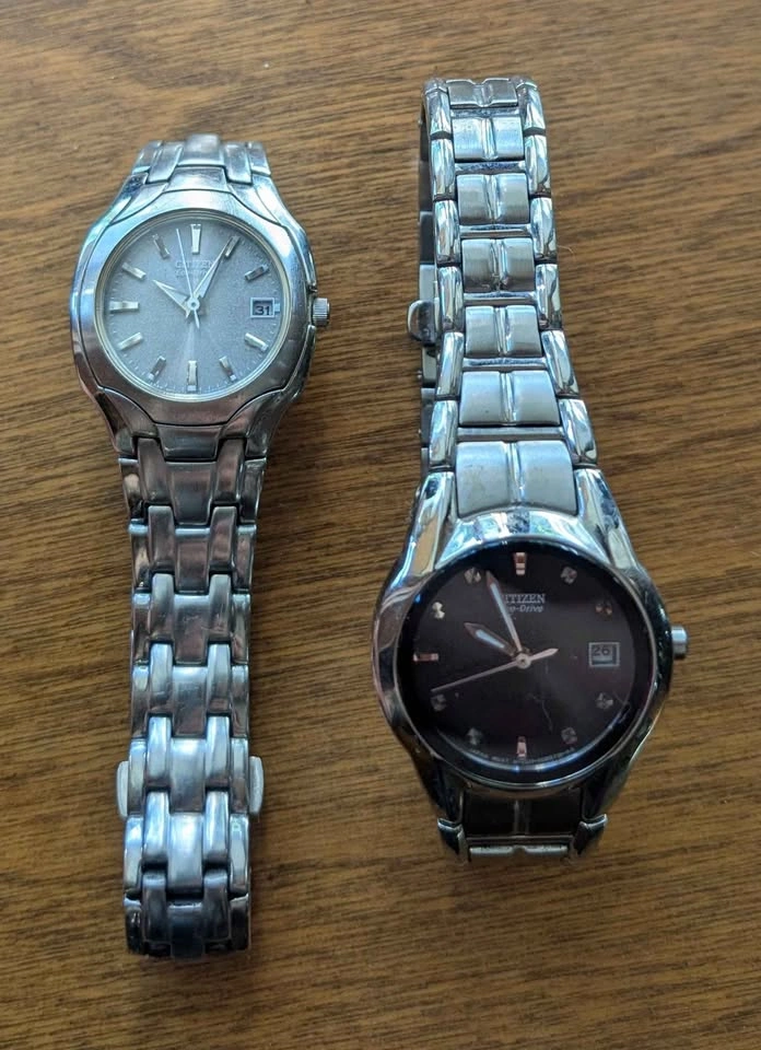 Citizen women watches eco drive silver face - photo 3