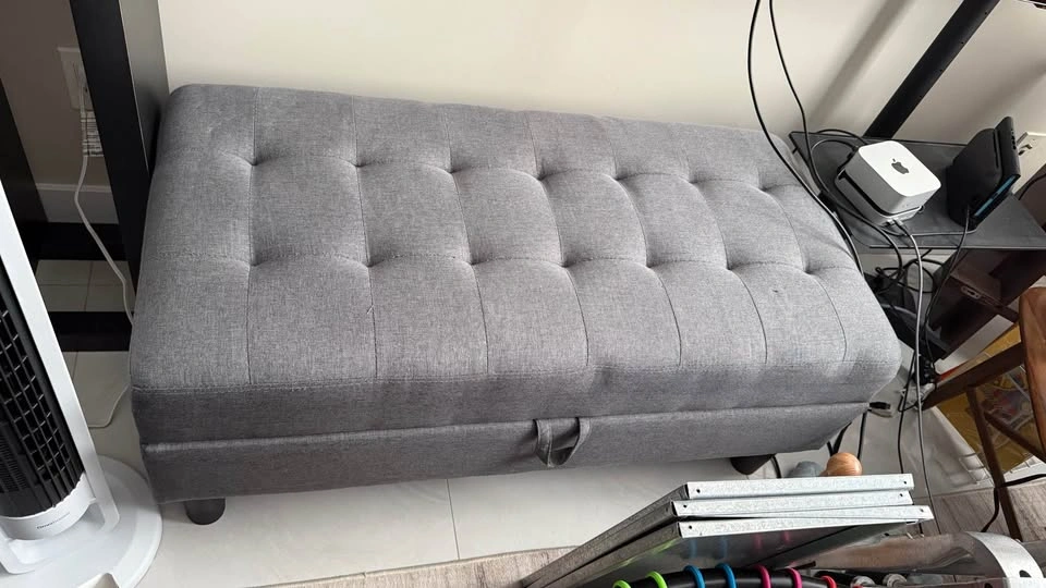 Modular Grey Sectional with Ottoman - photo 5