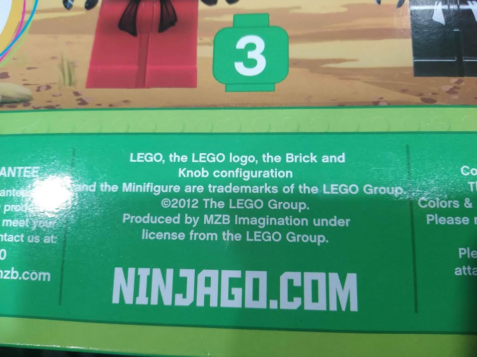 2012 Lego Ninjago Spinjitzu Big Fig Pen Set - photo 4