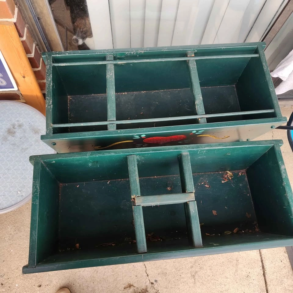 Green Wooden Raised Cottage Cove Garden Boxes 30inx29inx12in - photo 5