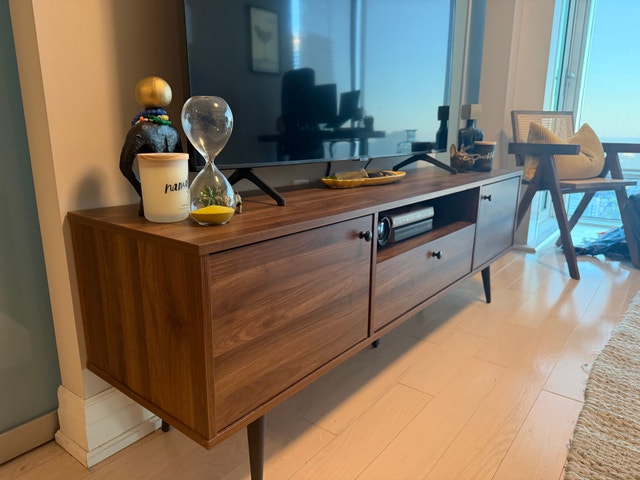 Structube Selena Media Unit - TV Stand – Walnut Brown - photo 5