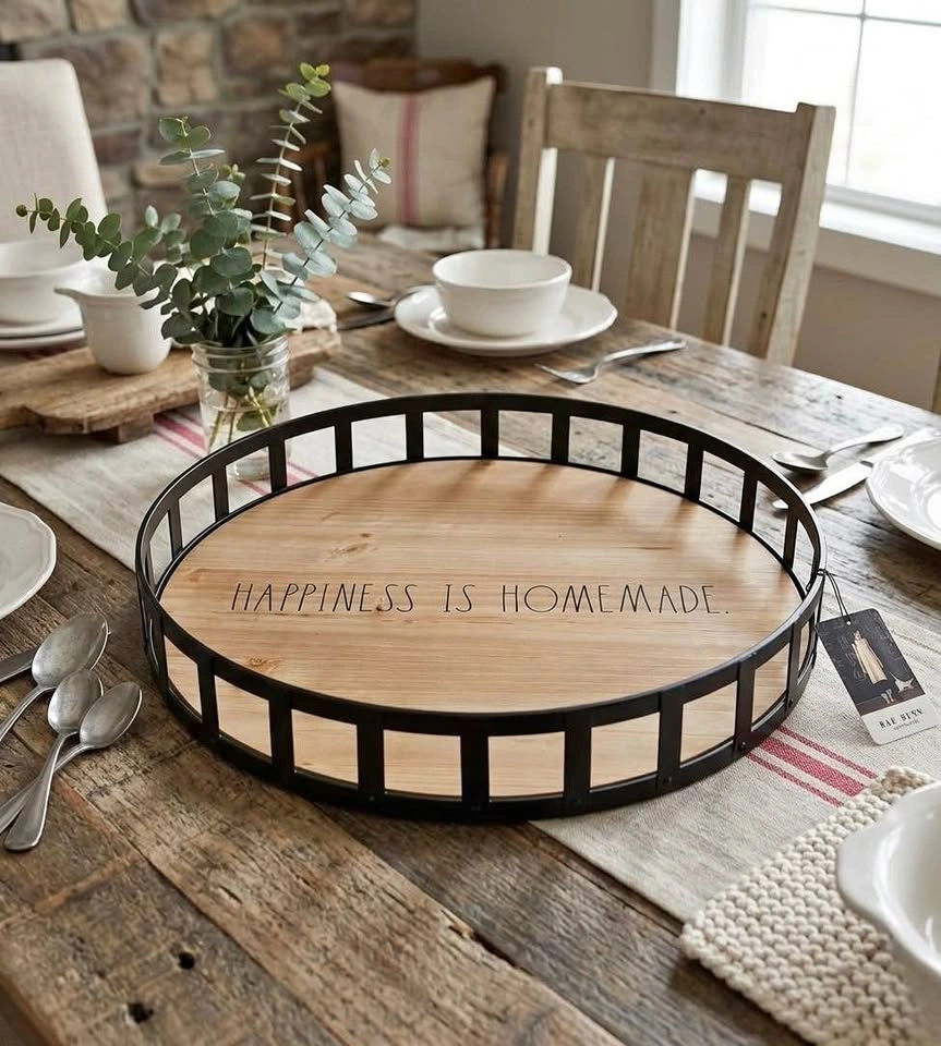 Happiness is Homemade Large Wooden Tray