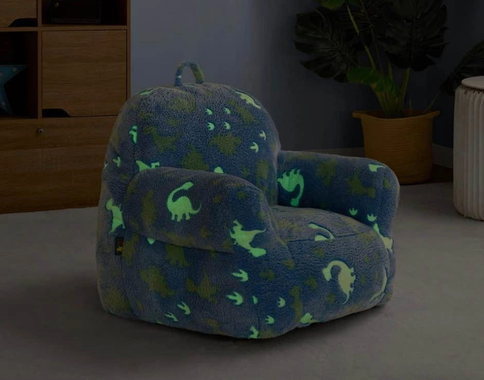 Brand New Lounge & Co Dino Glow in the Dark Foam Chair - photo 2