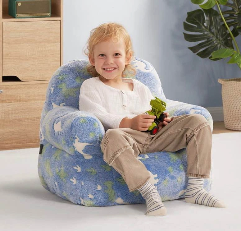 Brand New Lounge & Co Dino Glow in the Dark Foam Chair - photo 3