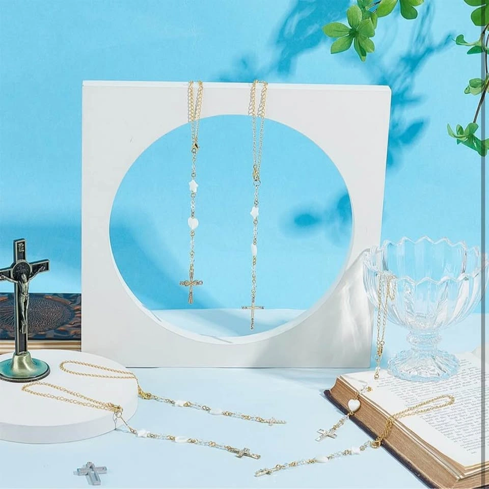 Celestial Star & Heart Cross Car Charm - photo 4