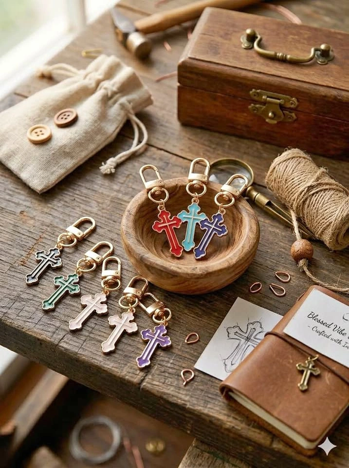 Meaningful Cross Keychain – $5 Each
