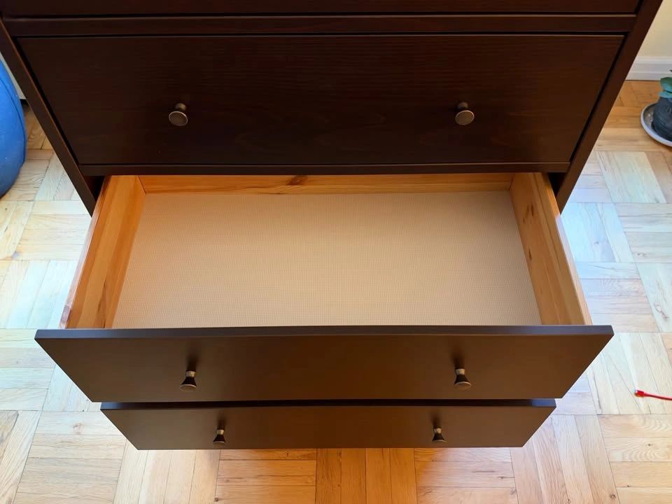 IDANAS 6-Drawer Tall Dresser - Dark Brown - Fully Assembled - photo 5
