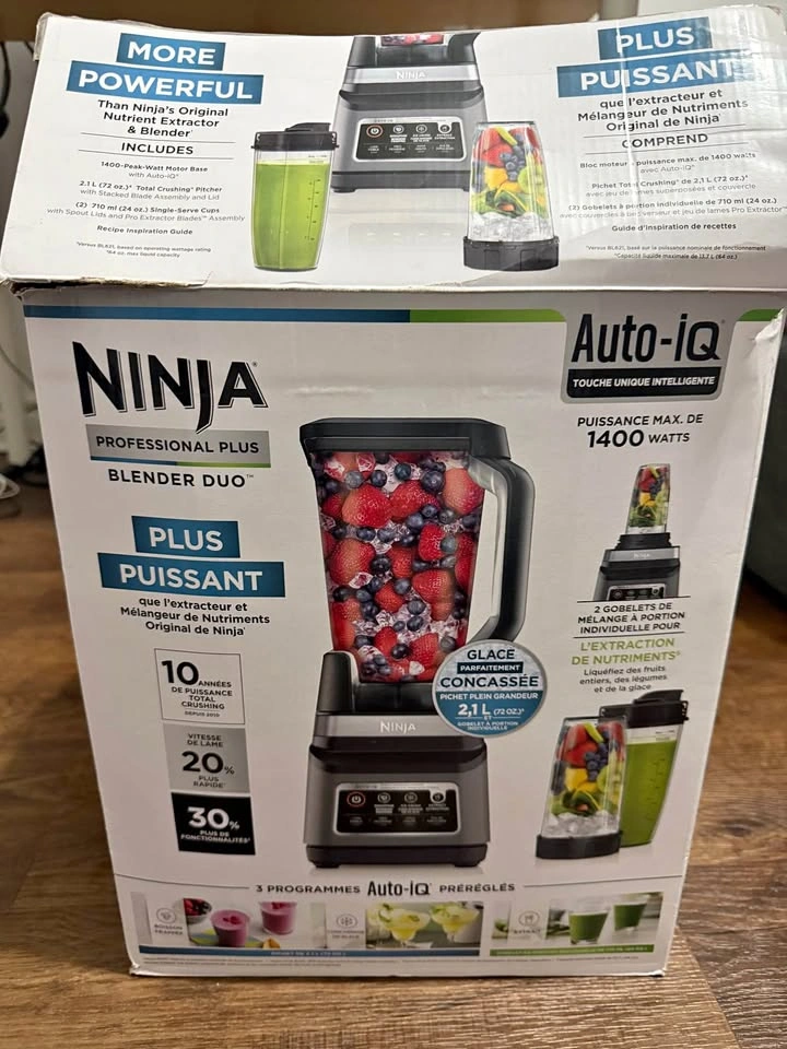 Ninja Professional Plus DUO blender, 1400W, auto-iQ, 72oz