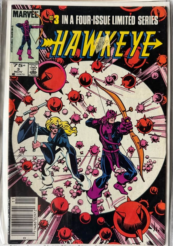 Hawkeye #1–4 Complete 1983 Limited Series 🏹 newsstand 75cent cpv - photo 5