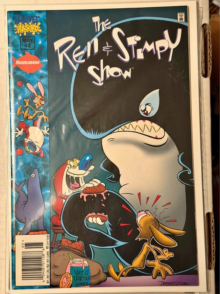 The Ren & Stimpy Show #8 & #42 (Marvel Comics)