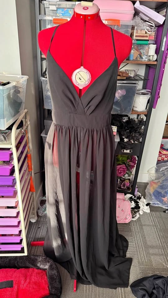 Long sheer dress - Large