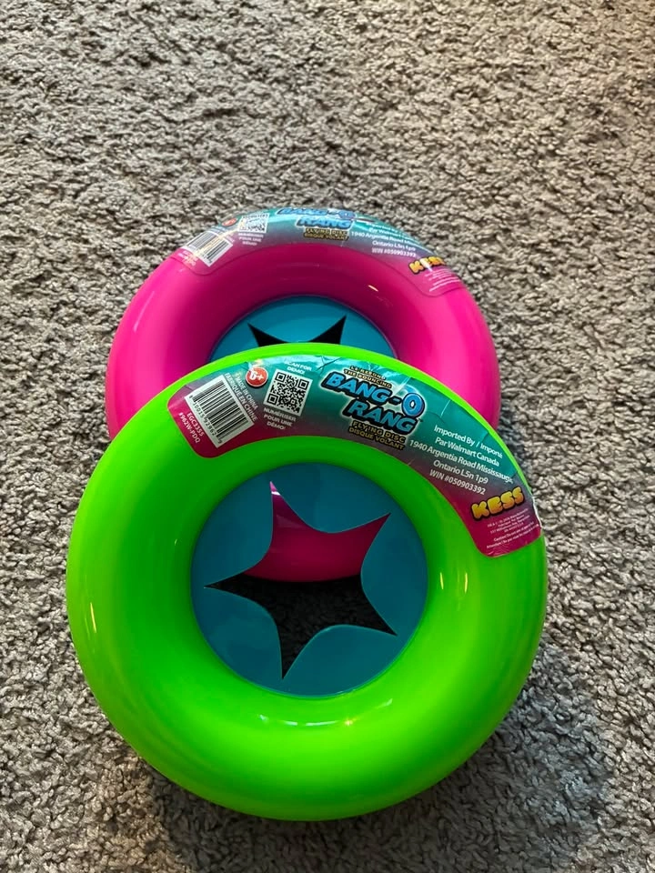 Kess Bang-O-Rang Flying Discs – Set of 4 for $10 - photo 2