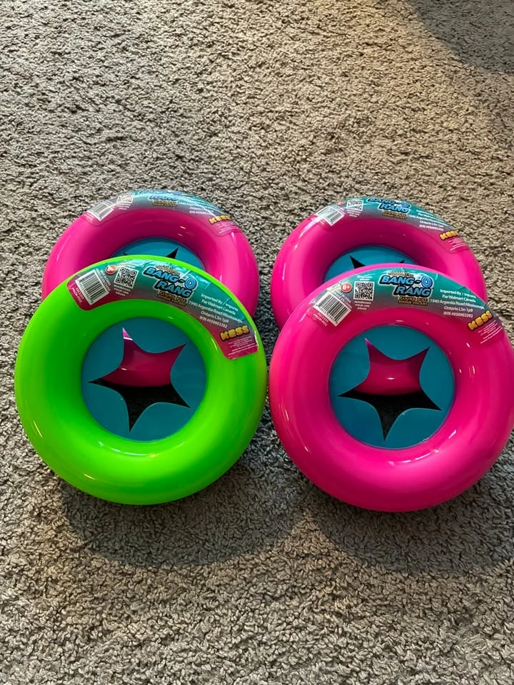 Kess Bang-O-Rang Flying Discs – Set of 4 for $10 - photo 3