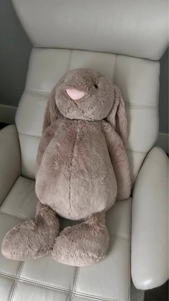 Large Jellycat Bashful Giant Beige Bunny Plush