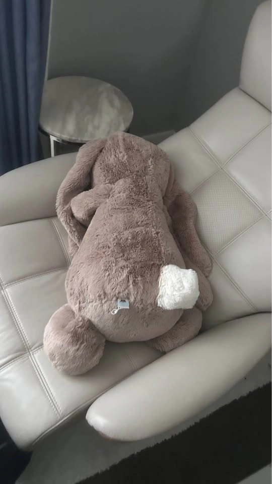 Large Jellycat Bashful Giant Beige Bunny Plush - photo 3