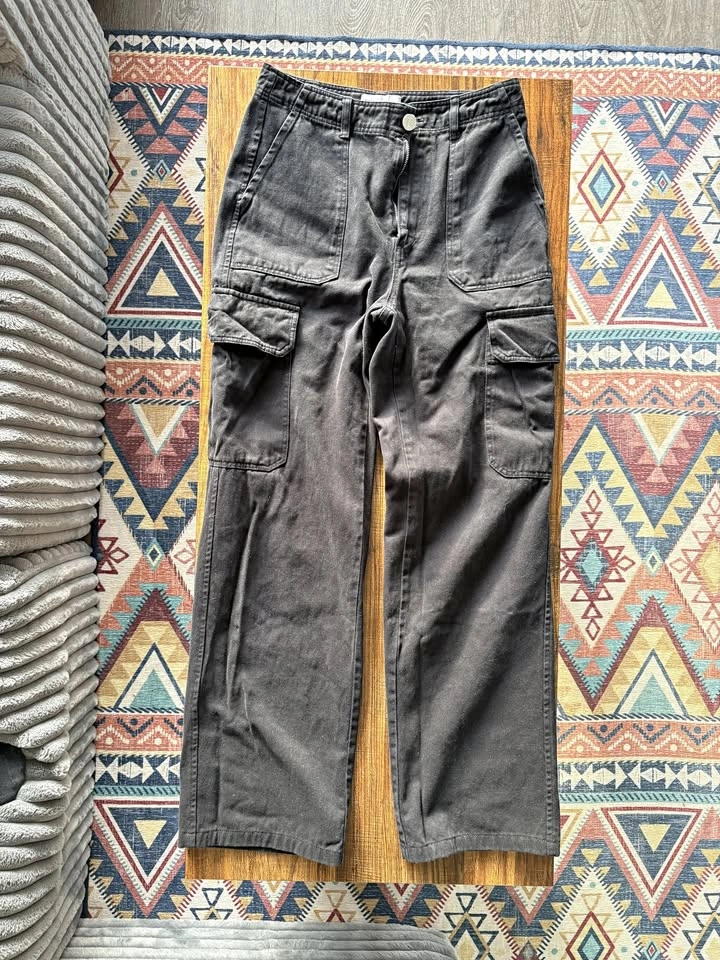 Black Zara Cargo Pants