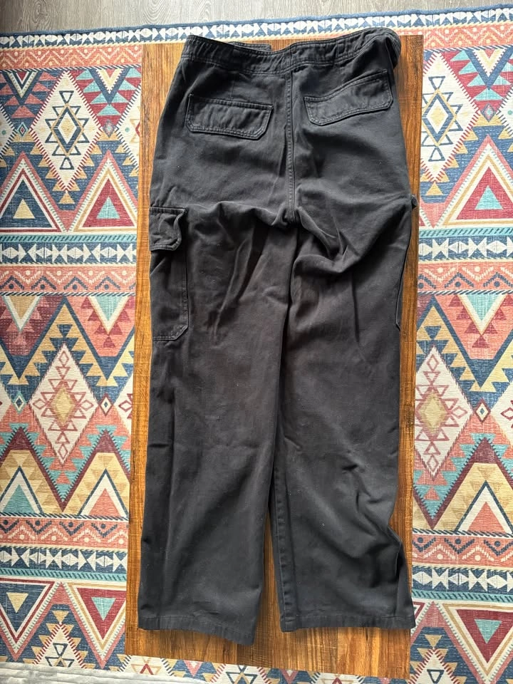 Black Zara Cargo Pants - photo 2