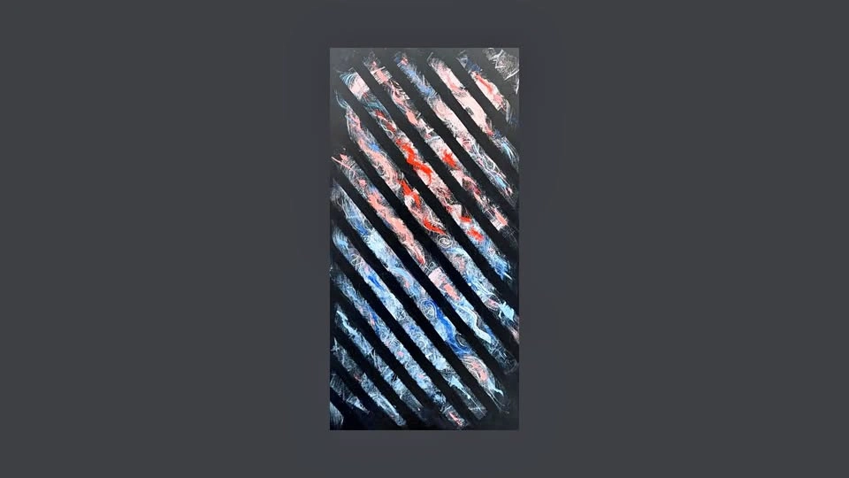 Abstract Contemporary Acrylic Artwork