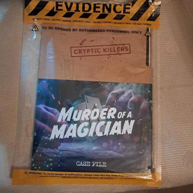 Cryptic Killers: Murder of a Magician Game