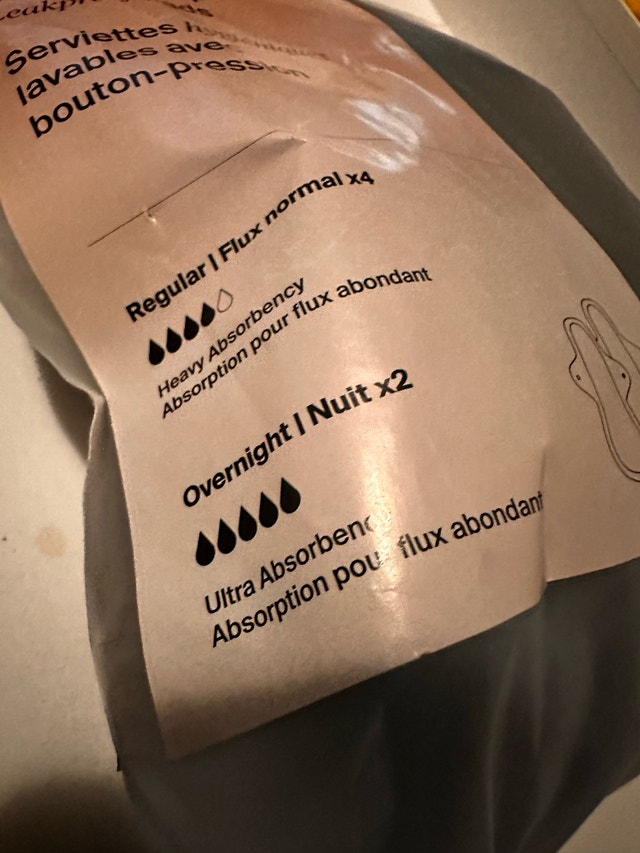New! Knix (OS) Reusable Snap Leakproof Pads - photo 2