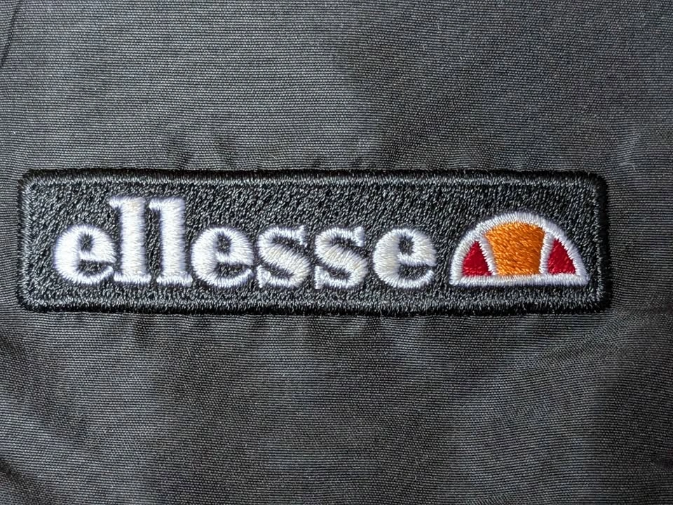 Ellesse Reversible Bucket Hat Navy Black Orange Geometric - photo 5